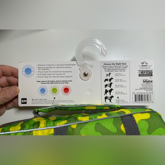 NEW Outward Hound Dog Life Jacket Small 16-20in Girth Granby Splash Camo - Picture 4 of 4